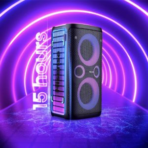 Hisense 300W Party Rocker One True Wireless Stereo Bluetooth Speaker-Black