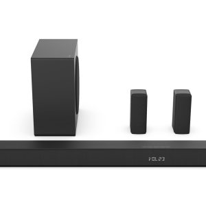 Hisense Home Theatre 7.1.2 ch Dolby Atmos with Wireless 8" Subwoofer + Wifi Function, 570W Output Power, 4K HDR Pass Thru, Powerful Bass with detachable speakers